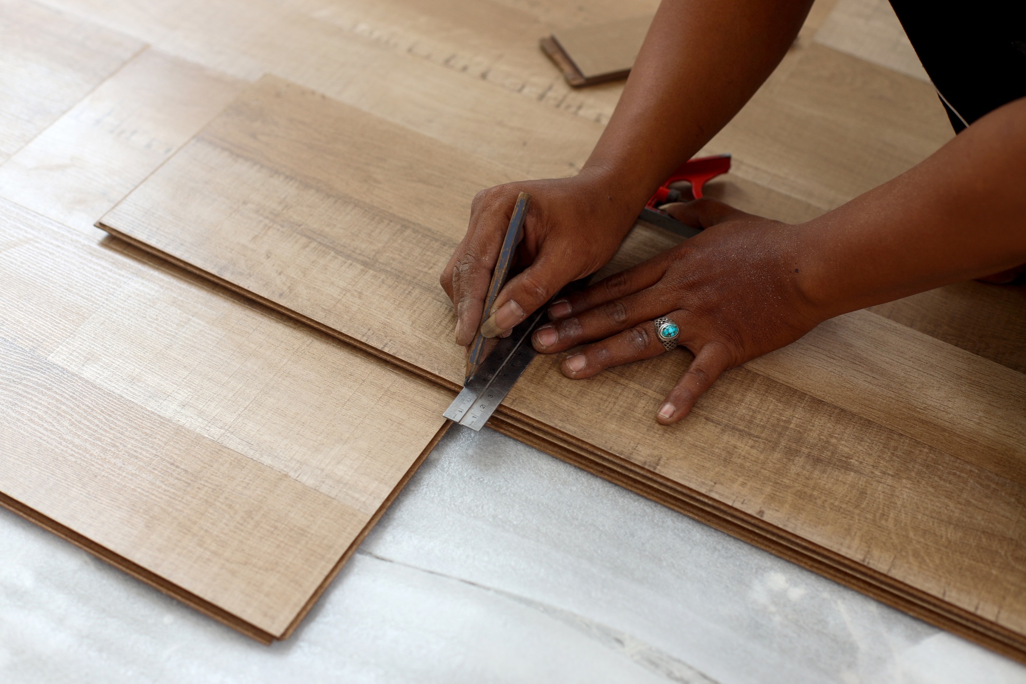 vinyl floor installment